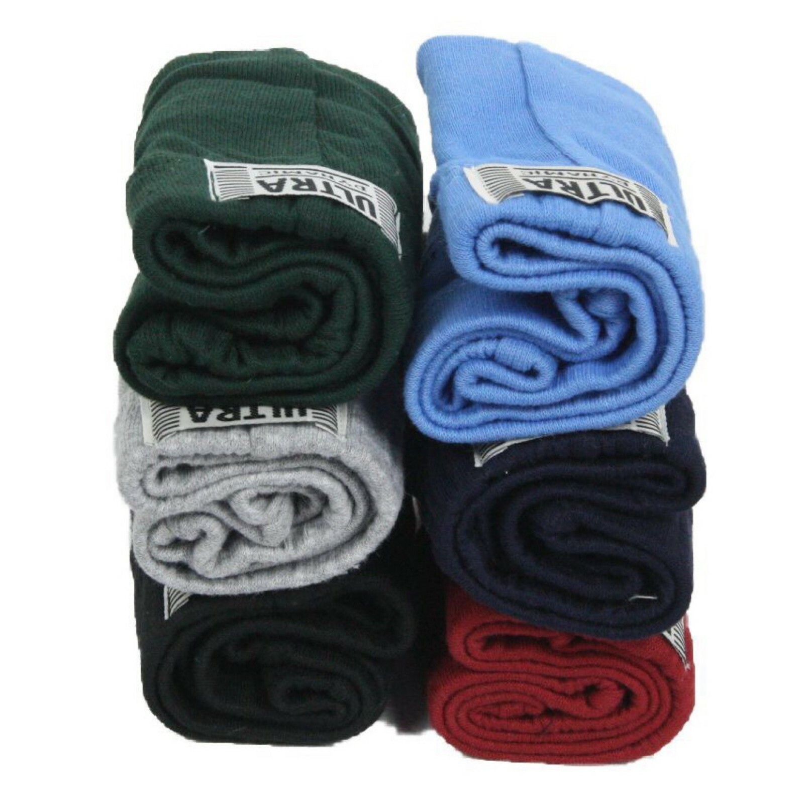 Ultra Dynamic Mens Bikini Briefs Boxer Solid Underwear Cotton 3 & 6 Pack S-2X