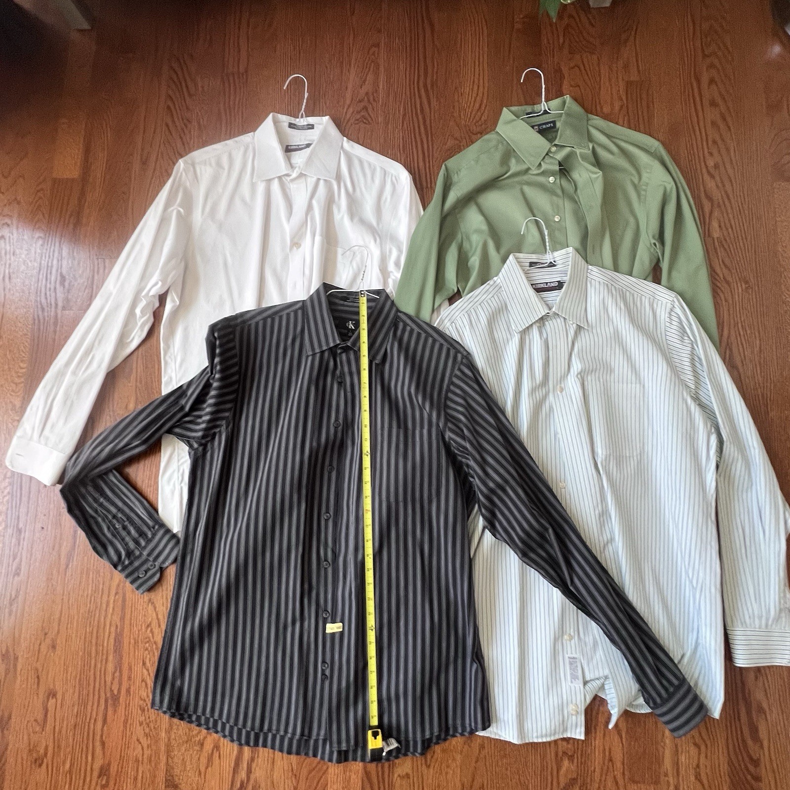 Calvin Klein, Chaps, Kirkland Signature Dress Shirt Lot 4 16 1/2 36/37