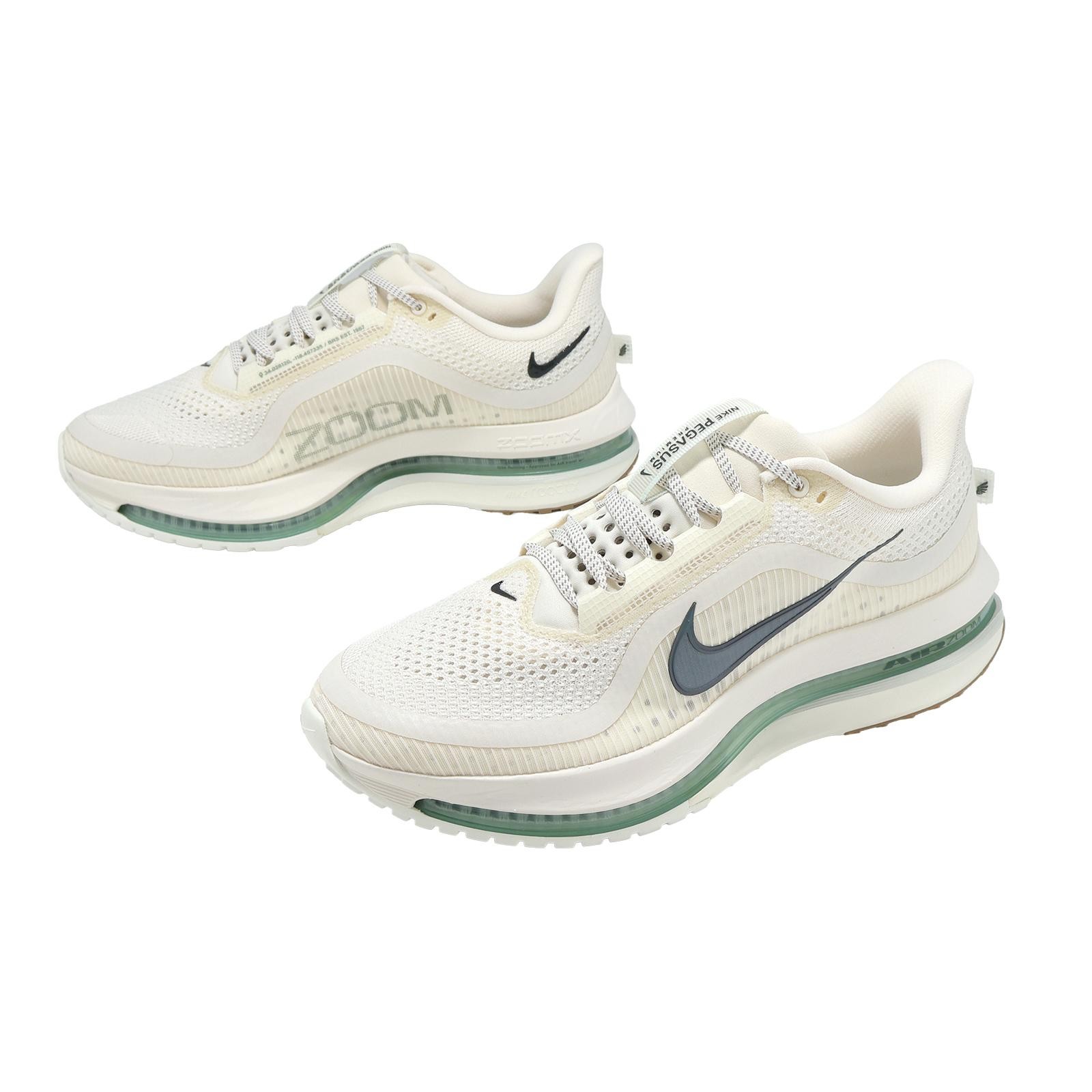 Nike Pegasus Premium Pale Ivory Black Spruce Men Road Running Shoes HQ2592-106