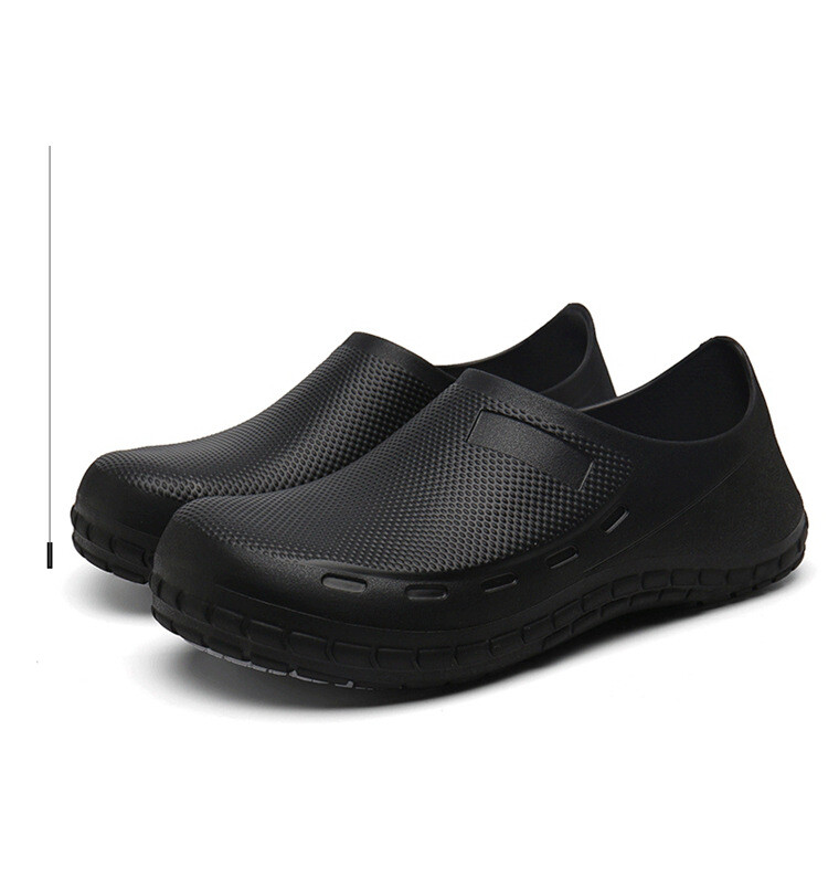 Oil Resistant Work Shoes Non Slip Shoes Cushion Chef Shoes Safety Water Kitchen