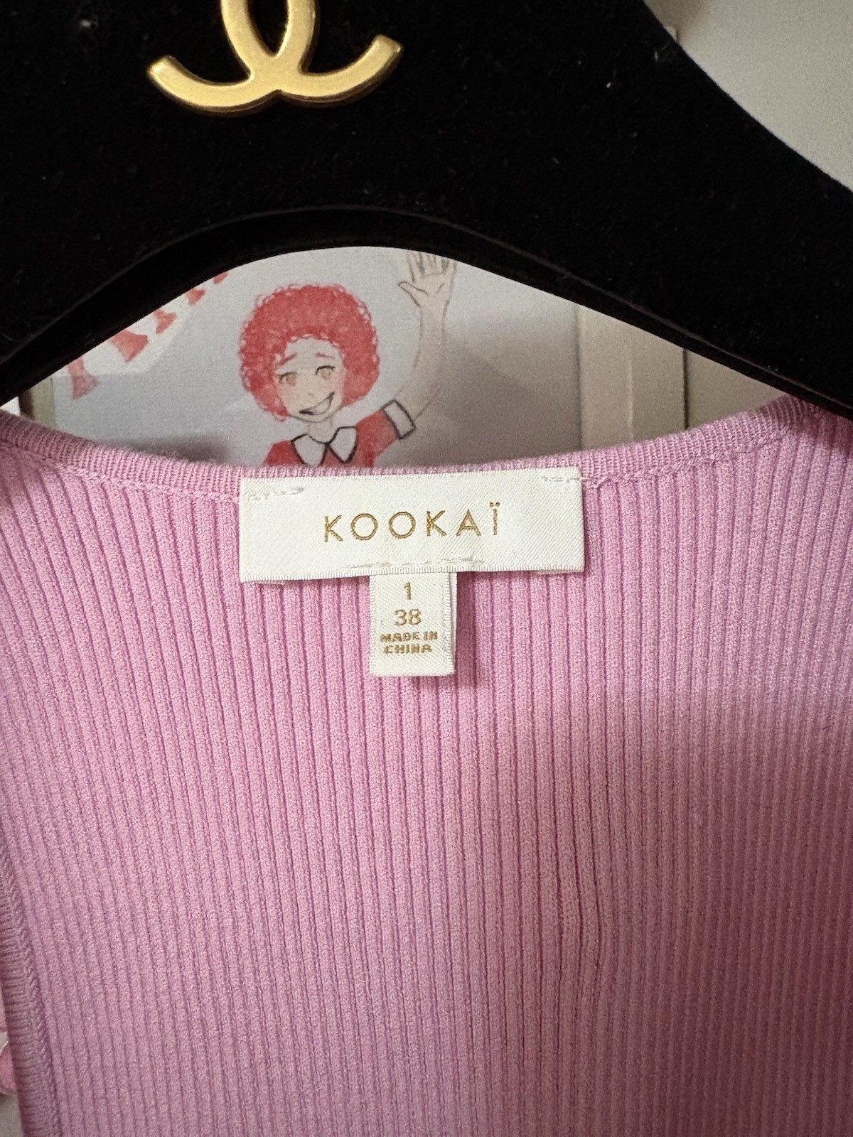 NWT Pretty Sweet Yet Sexy KOOKAI Pink Lola Luna Cutout Midi Dress Size 1 38