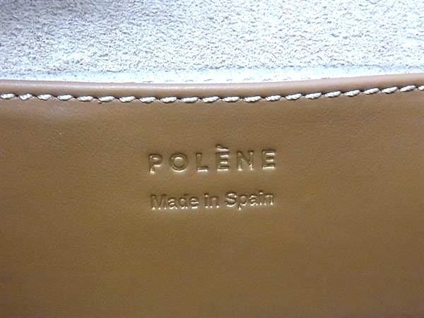 POLENE Numero Sept Leather Chain 2WAY Crossbody Shoulder Bag Handbag Brown FS467