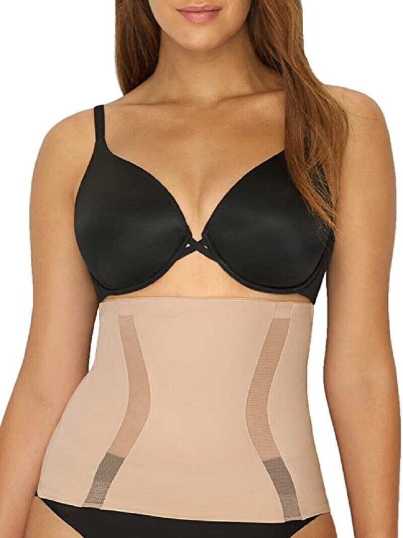 NEW! TC Fine Intimates Sz M Middle Manager Step-In Waist Cincher 4286 Beige