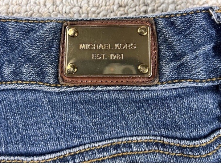 Michael Kors Blue Straight Leg Skinny Jeans Women’s Petite Size 10P