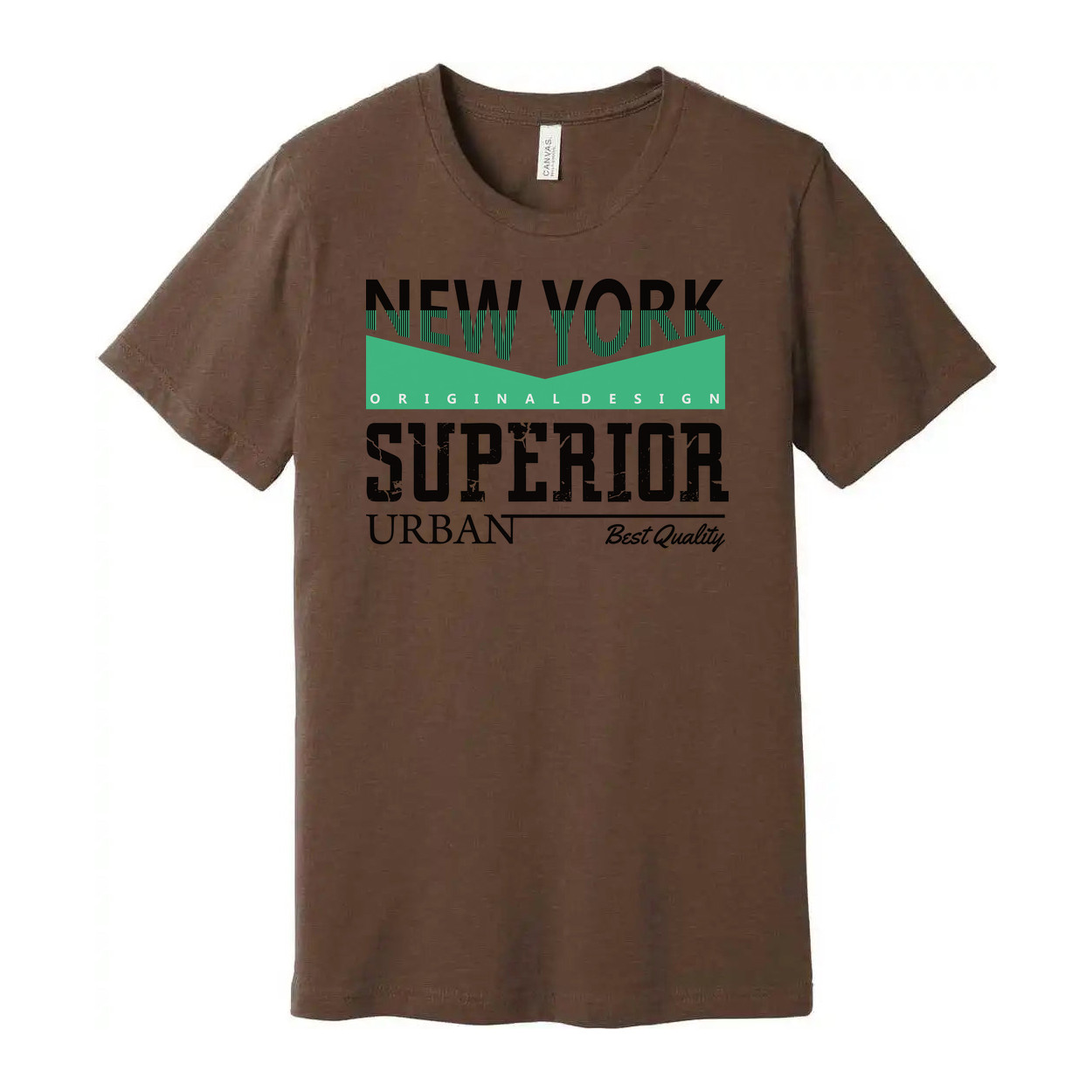 New York Superior Urban Graphic Tee With Original Design For Unisex Short Sleeve