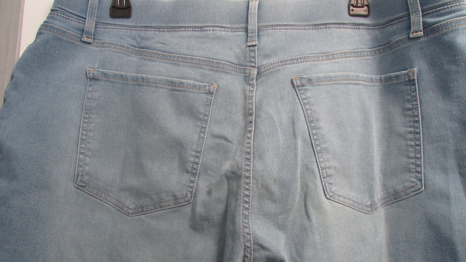 NEW Women’s 2X 20-22W Light Blue Pullon Jegging Capri BY Terra & Sky