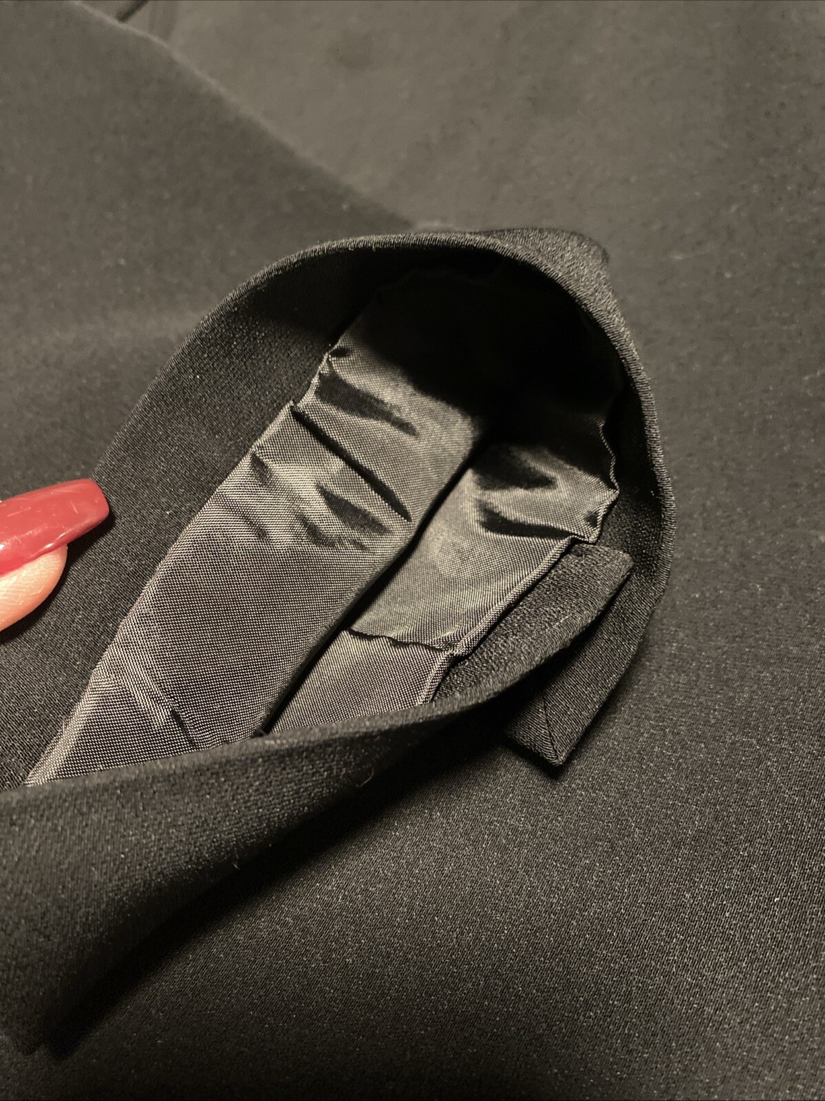 East 5th Size 22P Black Blazer Nanotex Fabric Business Travel Single Breasted