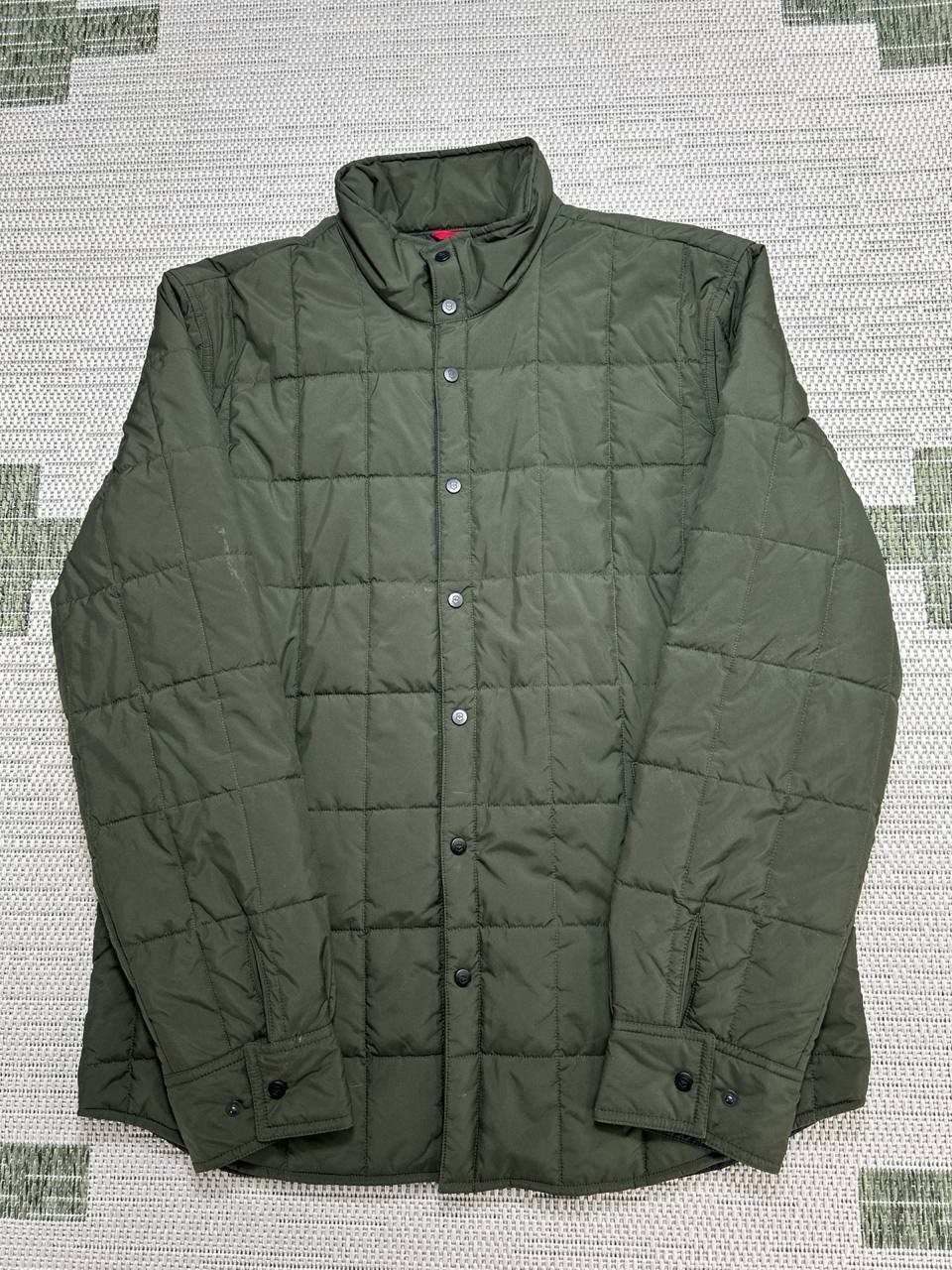 Victorinox Shirt Jacket Mens Large Green Insulated Puffer *