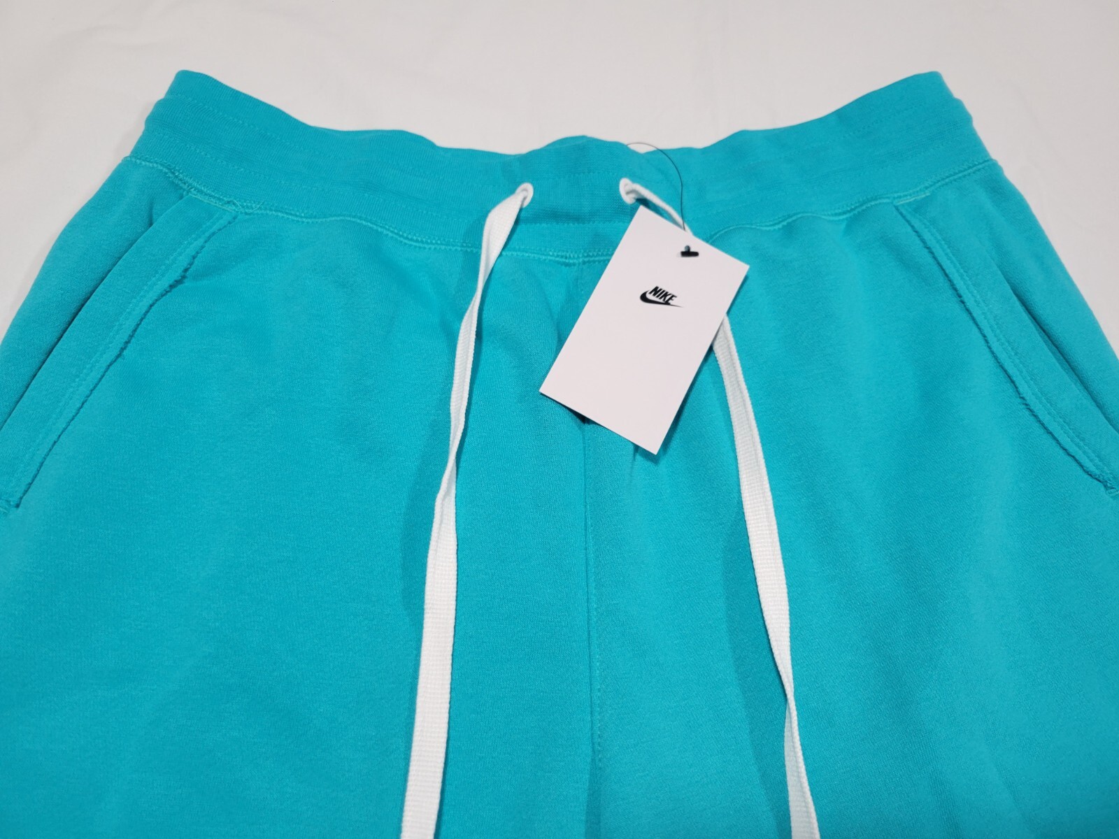 Nike Mens Sportswear Alumini Shorts Soft French Terry DX0502-345 Teal Blue