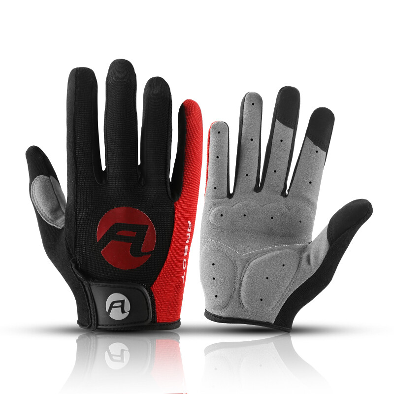 Men Full Finger Bicycle Gloves Anti Slip Gel Pad Motorcycle MTB Road Bike Glove