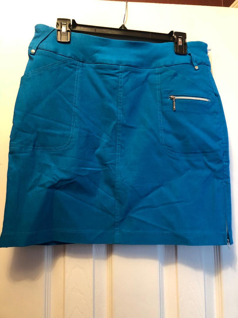 NWT GG Blue PEACOCK BLUE FABULOUS FIT STRETCH GOLF SKORT 4 6 8 10 12 14 16