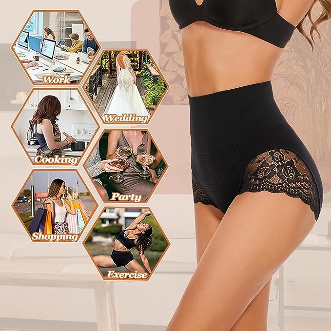 Control Knickers Tummy Shapewear Control Middle Waist Body Shaper XL/2XL B18R31