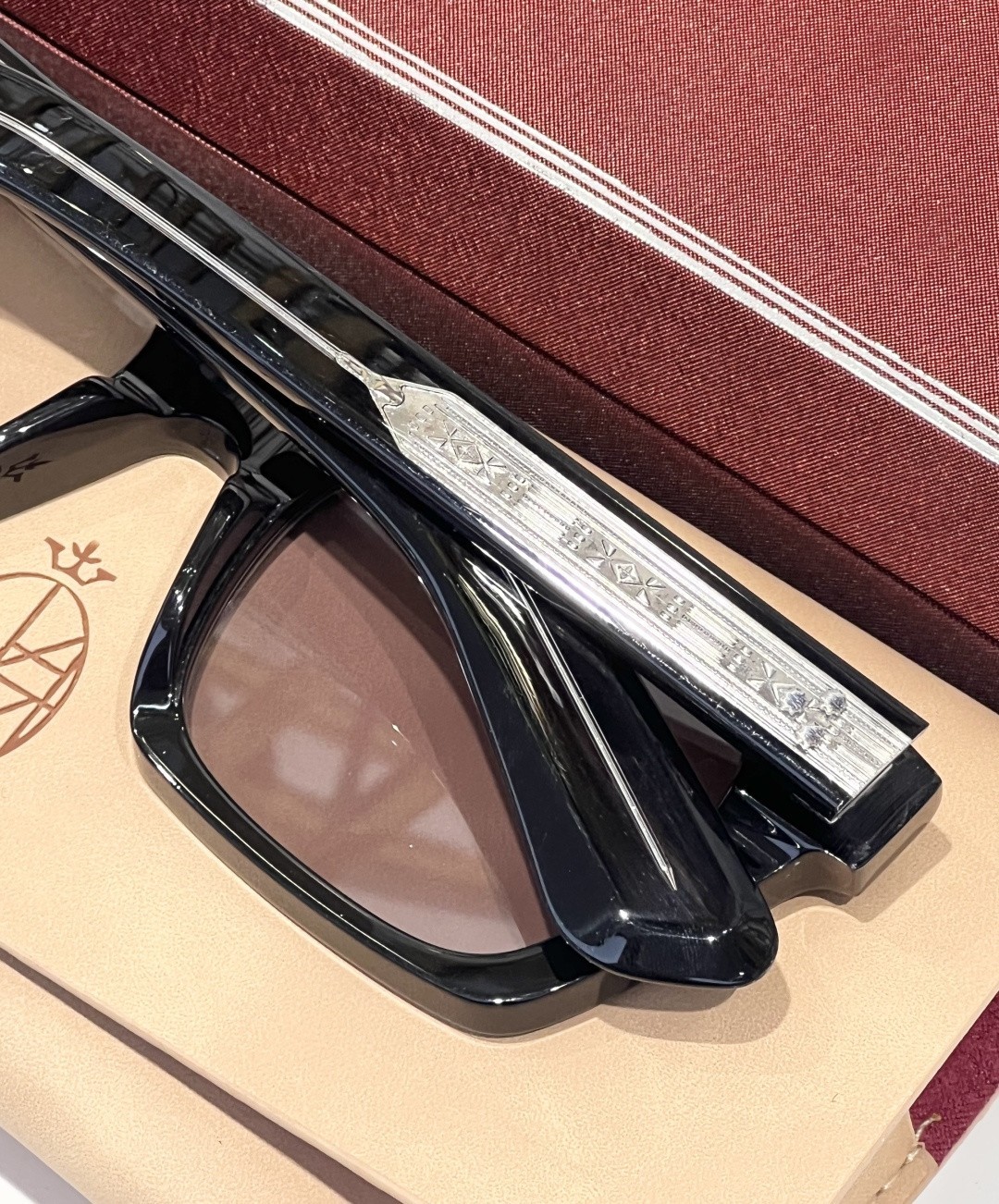 JACQUES MARIE MAGE QUENTIN Luxury Square Handmade Unisex Luxury 50-22-146