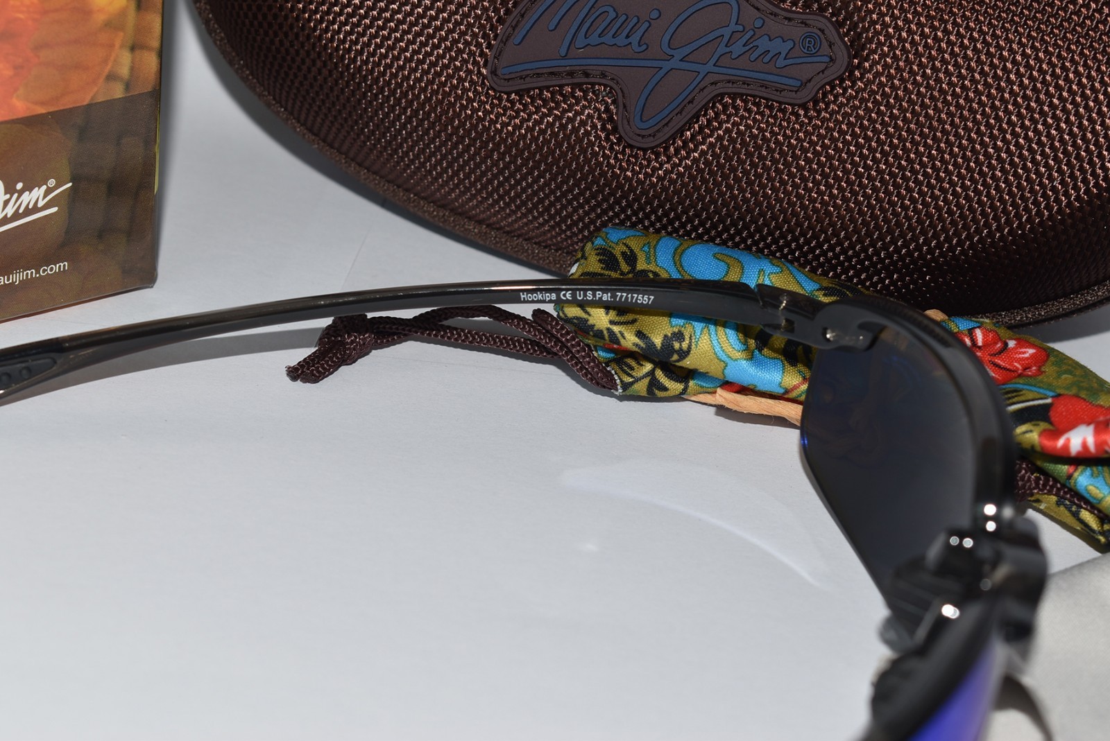 Maui Jim Sunglasses Ho’okipa B407-11 Grey Frame / Blue Hawaii Polarized Lenses