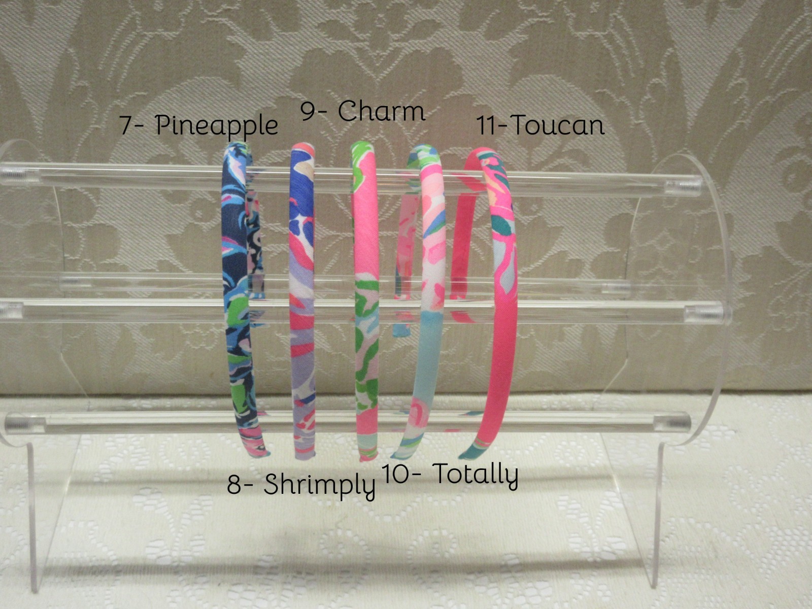 Handmade Preppy 1/4″ Narrow Lilly Pulitzer Fabric Headband in 11 Prints