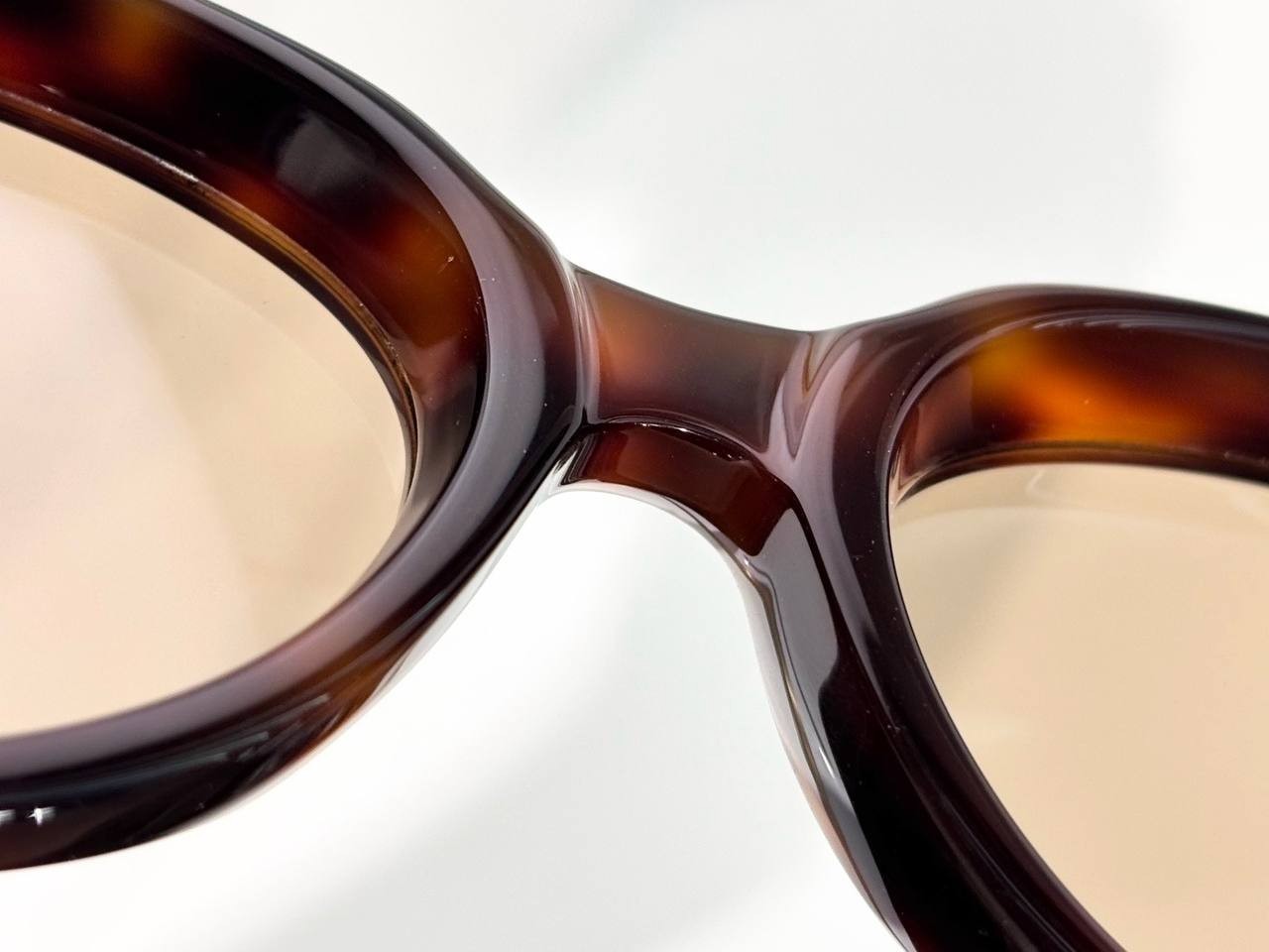 Saint Laurent SL859 Cat Eye Sunglasses Havana Beige Lens Premium Quality