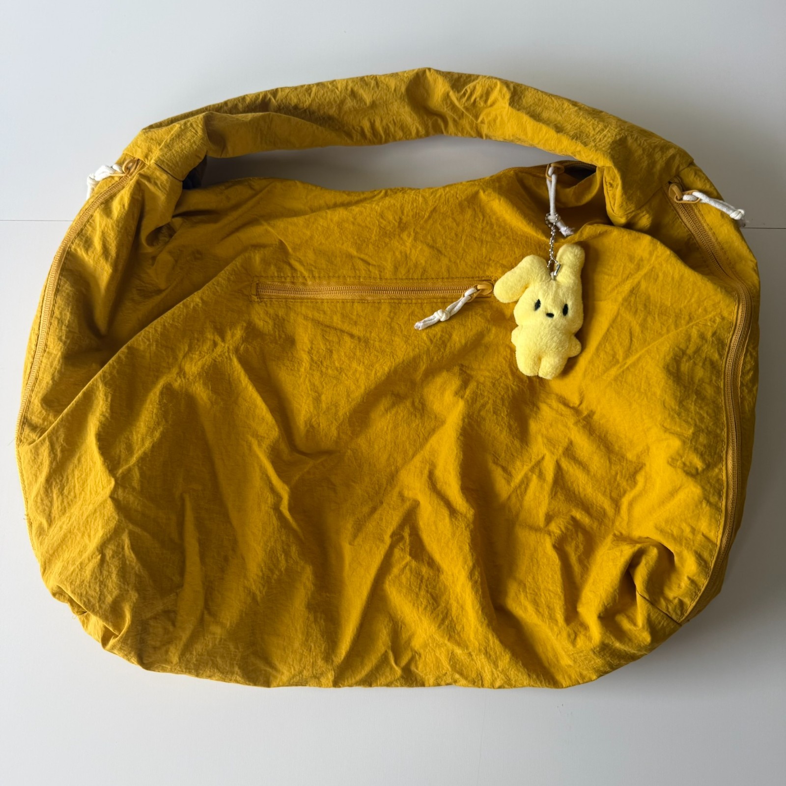 Yellow Tote Bag Women’s Large Mustard Shoulder Bag Multi‑Pocket Lightweight
