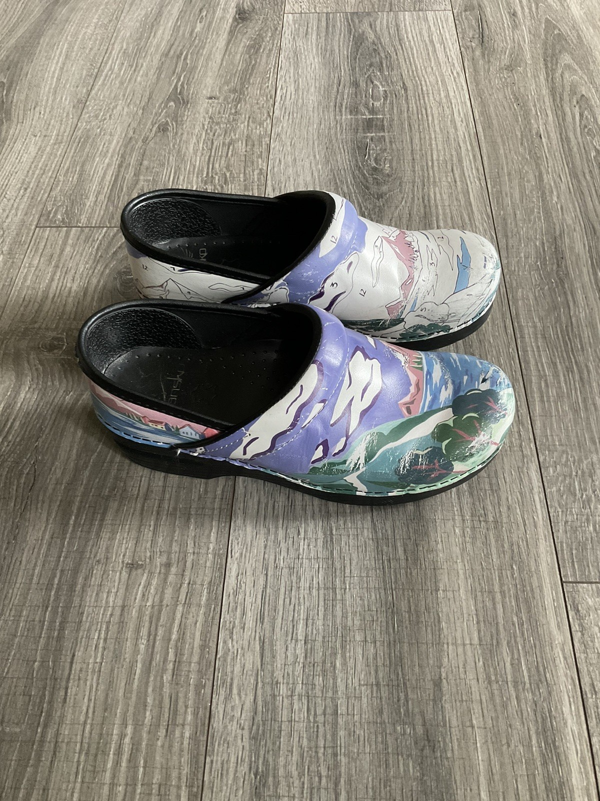 Dansko Professional Clogs Size 37 Us 7 Paint By Number