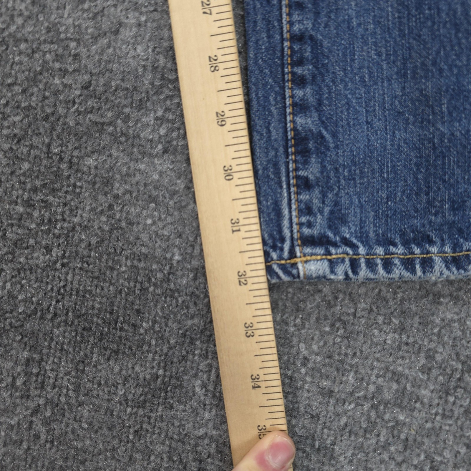 Polo Ralph Lauren Jeans Mens 34×32 Blue Varick Slim Straight Denim Casual Prep