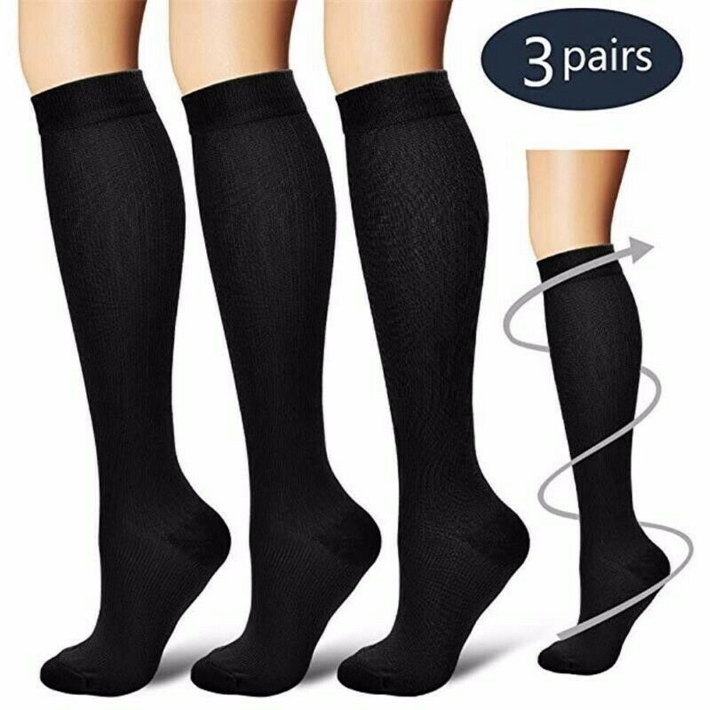 Mild Compression Socks for Women & Men 15-20 mmhg Graduated Pressure Stockings