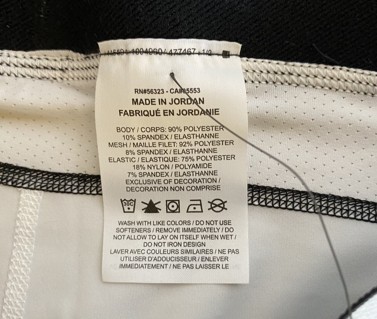 NIKE PRO Sz XL White Black Tight Fit Mens Training Long Shorts Move To Zero NEW