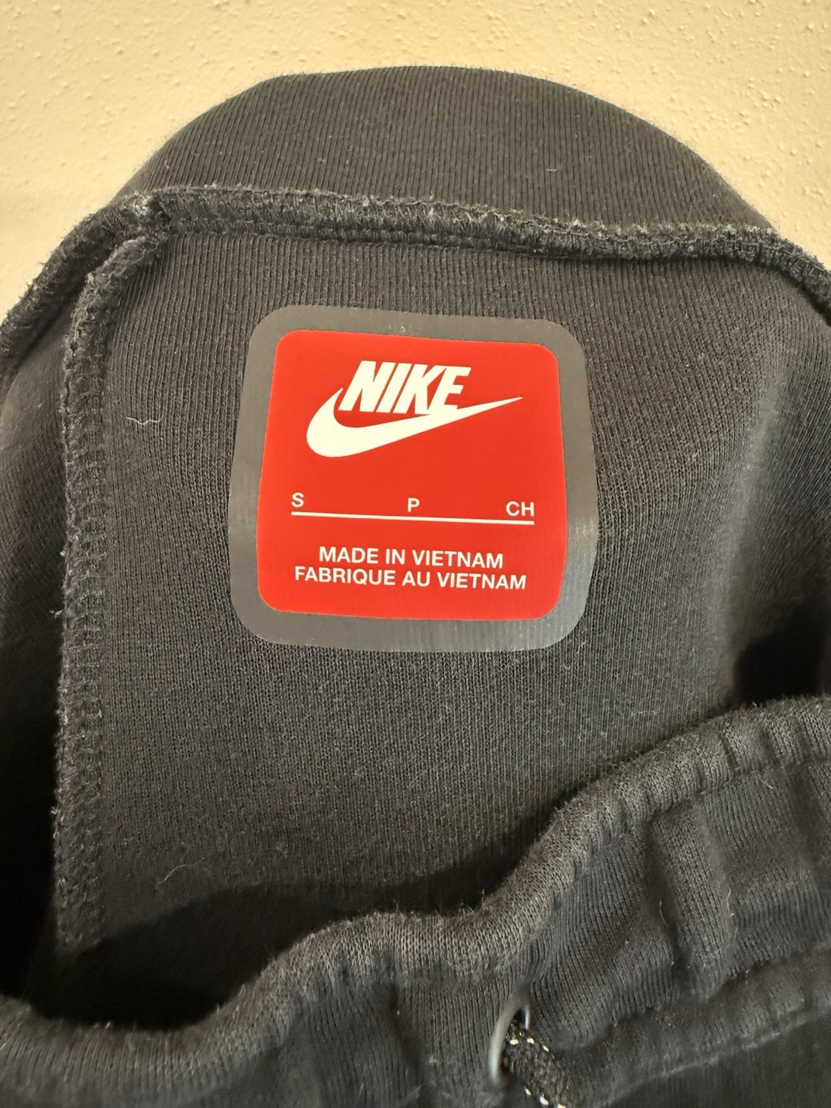 Nike Mens Tech Fleece Joggers Black Sweatpants Size S 805162-010