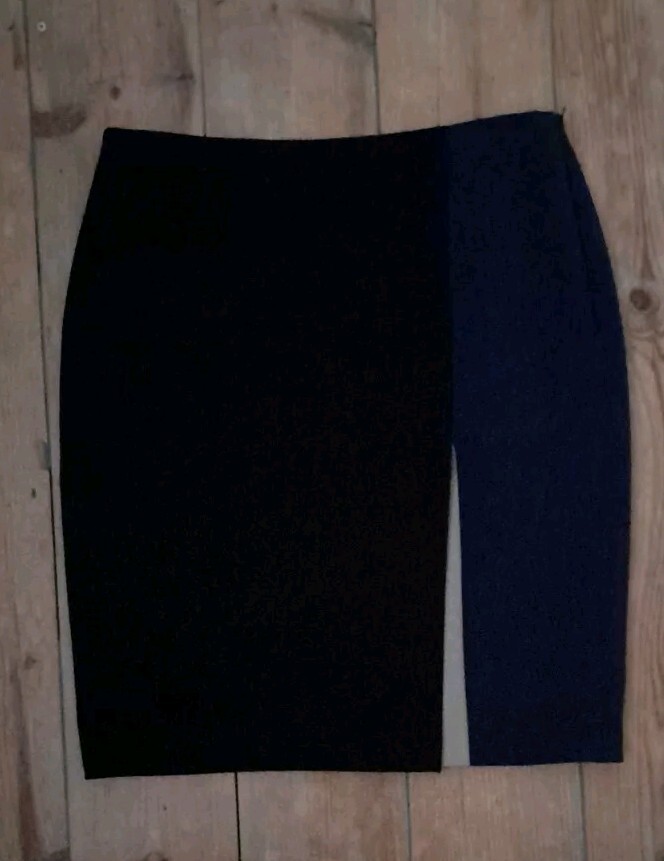 Boden Women’s Pencil Skirt UK12P Black/Blue/Beige Fab!