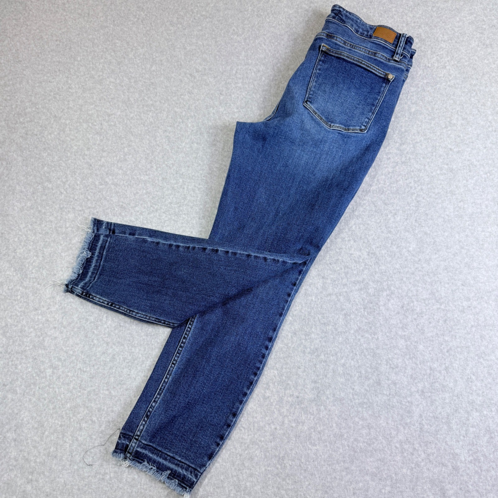 Judy Blue Slim Fit Jeans Womens 13/31 Blue Excellent Raw Hem JB88704 High Rise