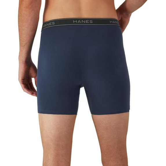 Hanes Men’s Value Pack Assorted Boxer Briefs – Set of 10