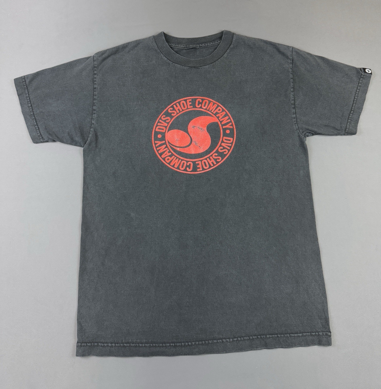 Vintage Y2K DVS Shoe Company Skate BMS Bike Motocross Promo Logo Black Tee Rare