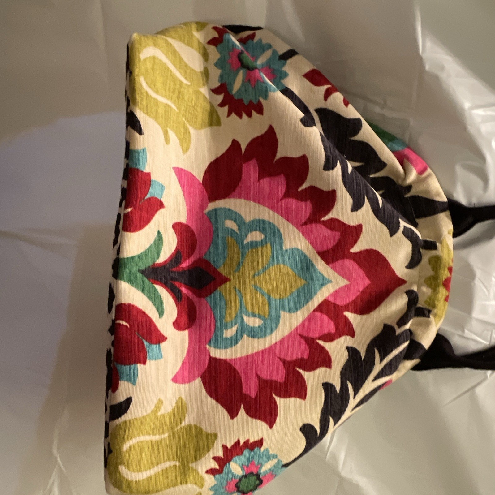 Atenti Floral Snap Frame Bag