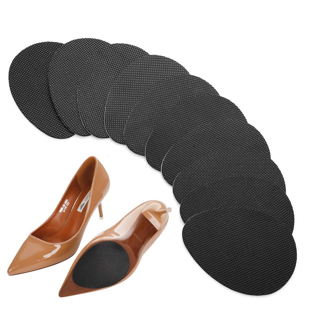 12PCS Non-Slip Shoe Pads for Bottom of Shoes, Premium Rubber Self Adhesive Anti-