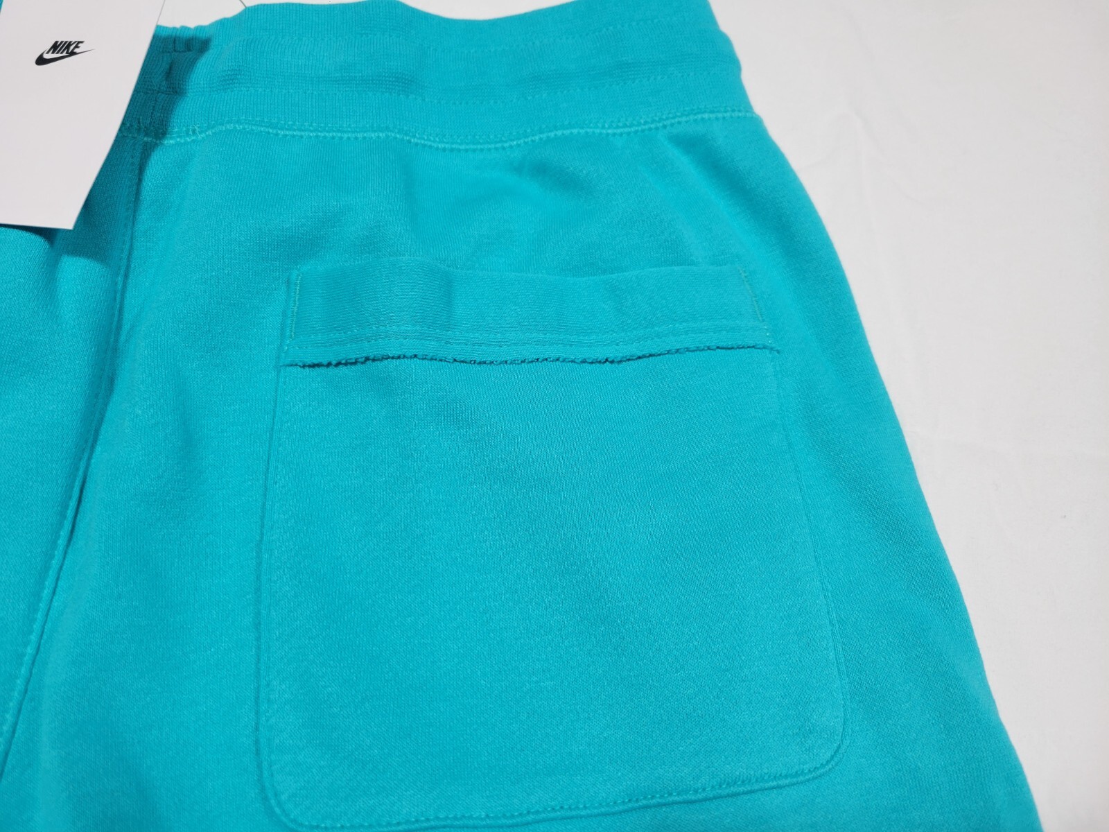 Nike Mens Sportswear Alumini Shorts Soft French Terry DX0502-345 Teal Blue