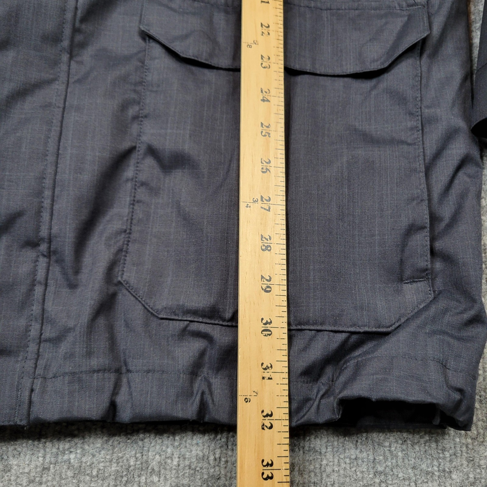 Columbia Jacket Mens Large Blue OmniTech Waterproof Hooded Coat Parka Shell Top