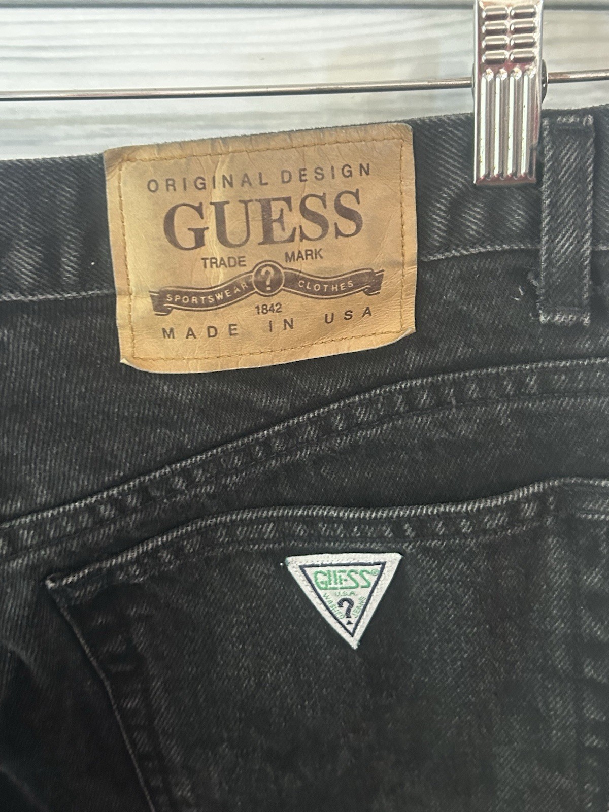 Vintage Guess Jeans Mens 34 34 x 36 Triangle Made in USA 90s J45