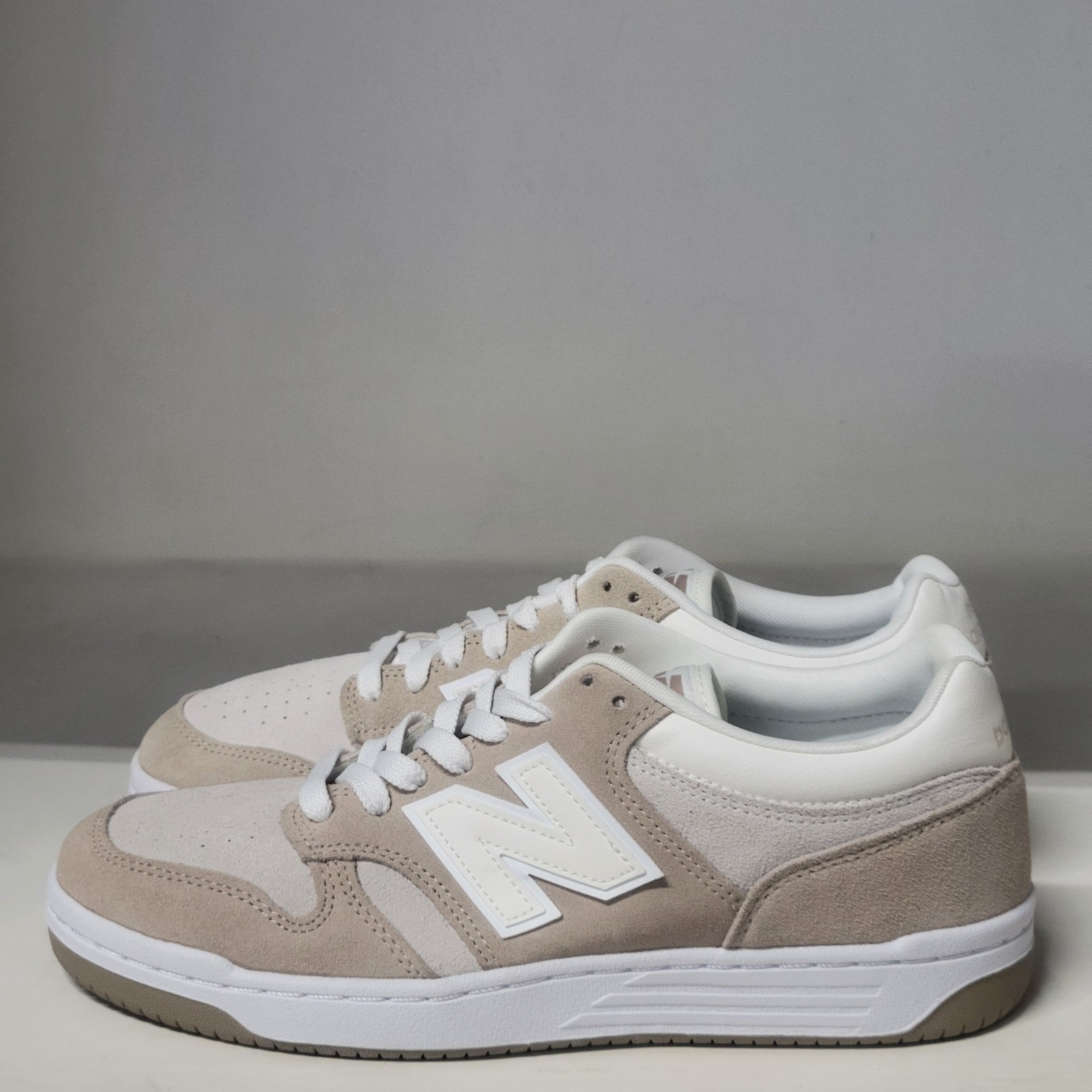 New Balance 480 Mindfull Grey/Moonbeam/Sea Salt Mens Size 9.5D