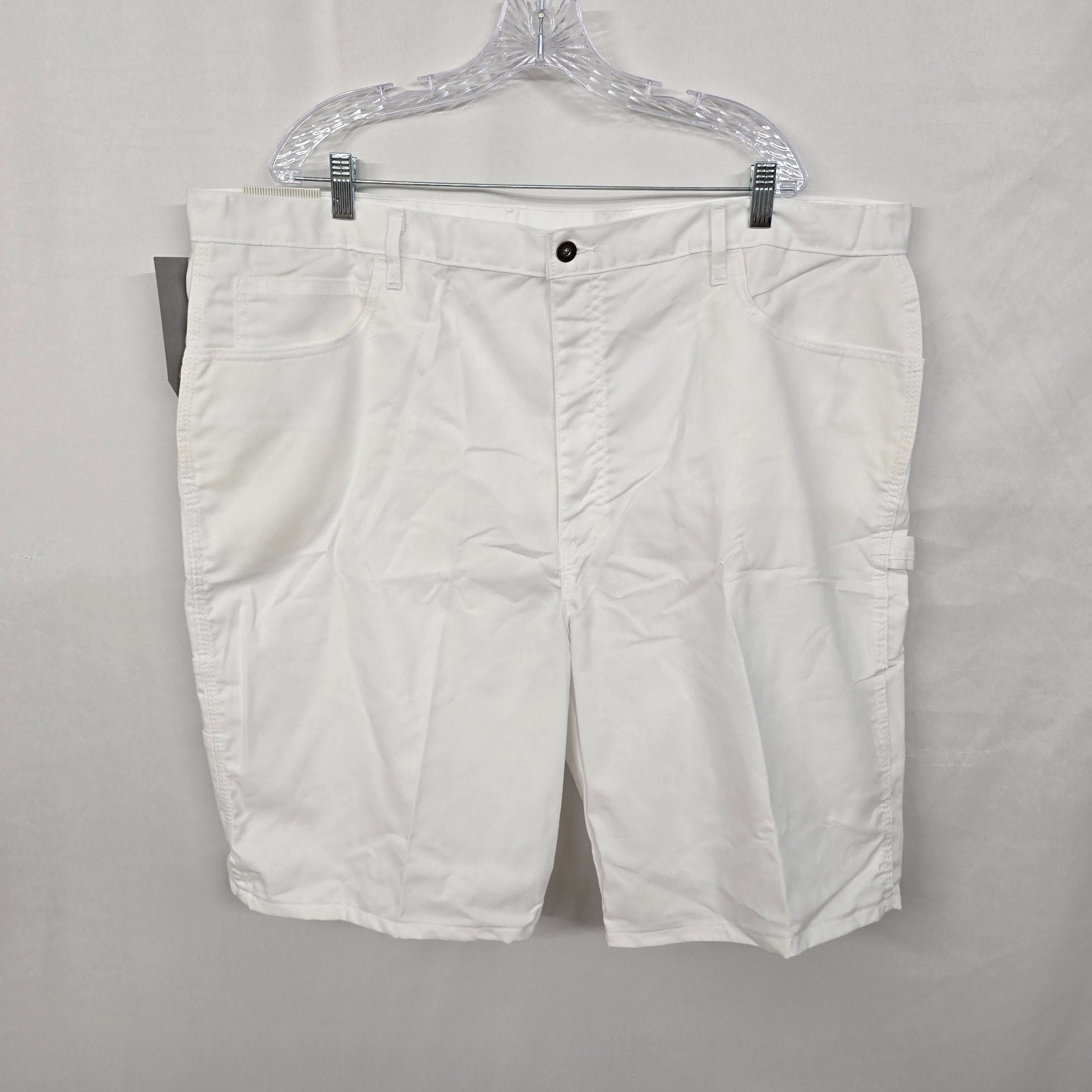 Dickies Painter Work Short Men’s 44 White Relaxed Fit Hammer Loop 11″ Inseam NWT