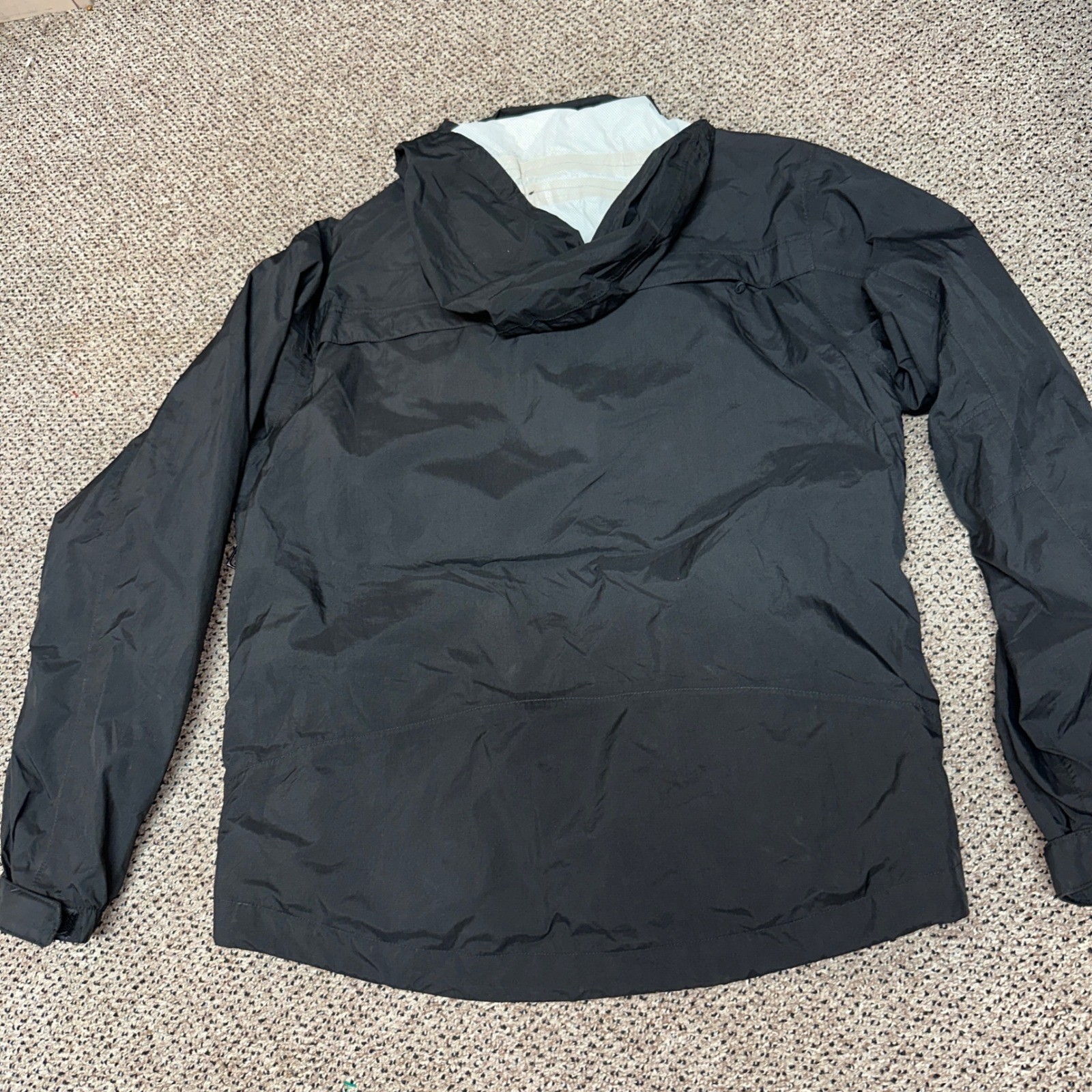 5.11 Tactical Series Response Jacket Black Nylon Hooded Duty Windbreaker Mens M