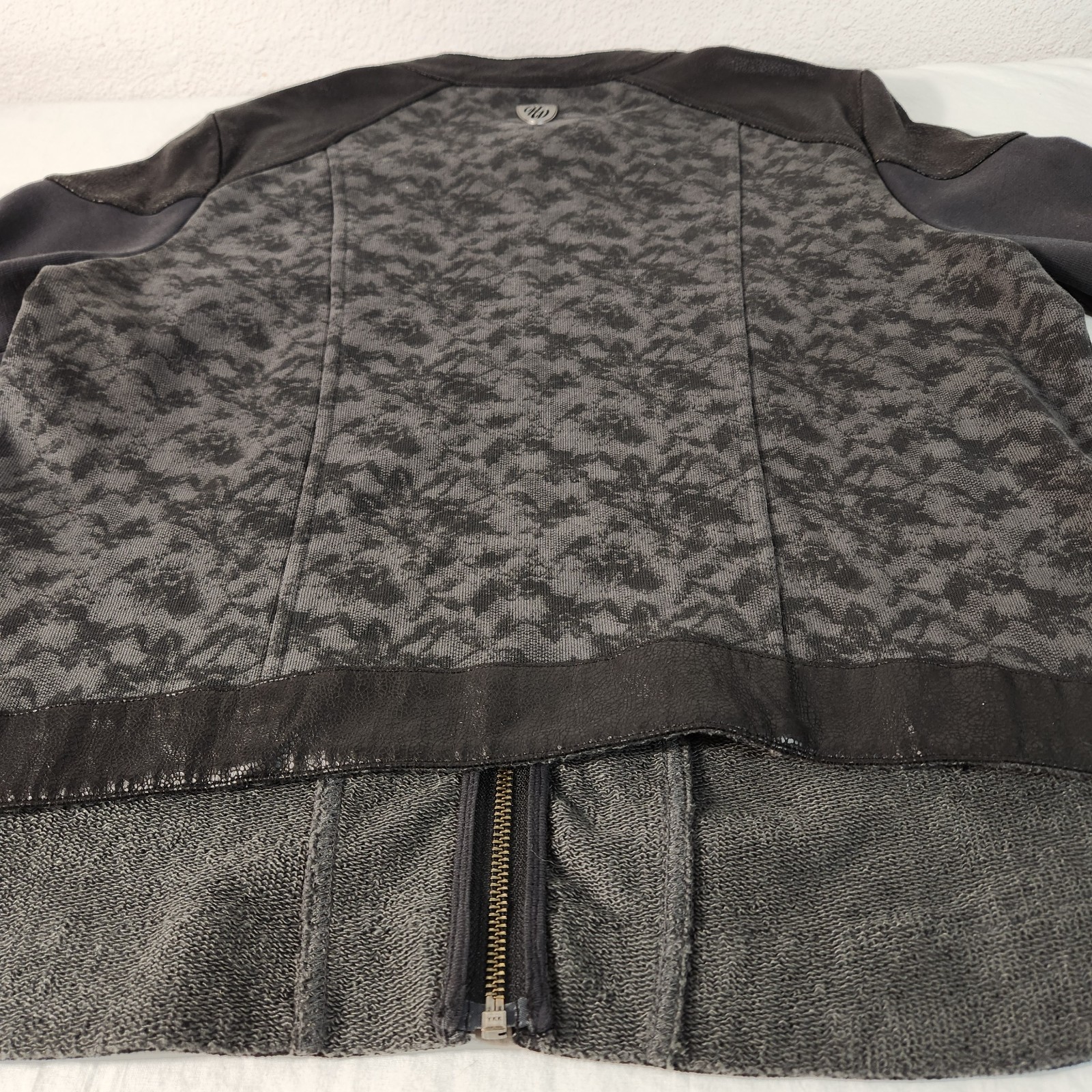 Harley Davidson Womens Full Zip Jacket XL Cotton Blend Metal Accents VG FastShip