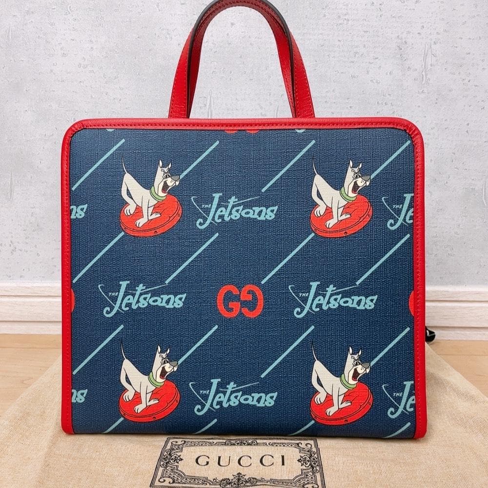GUCCI Children s Jetson Collaboration Tote Bag 605614 Gift Present 0611b