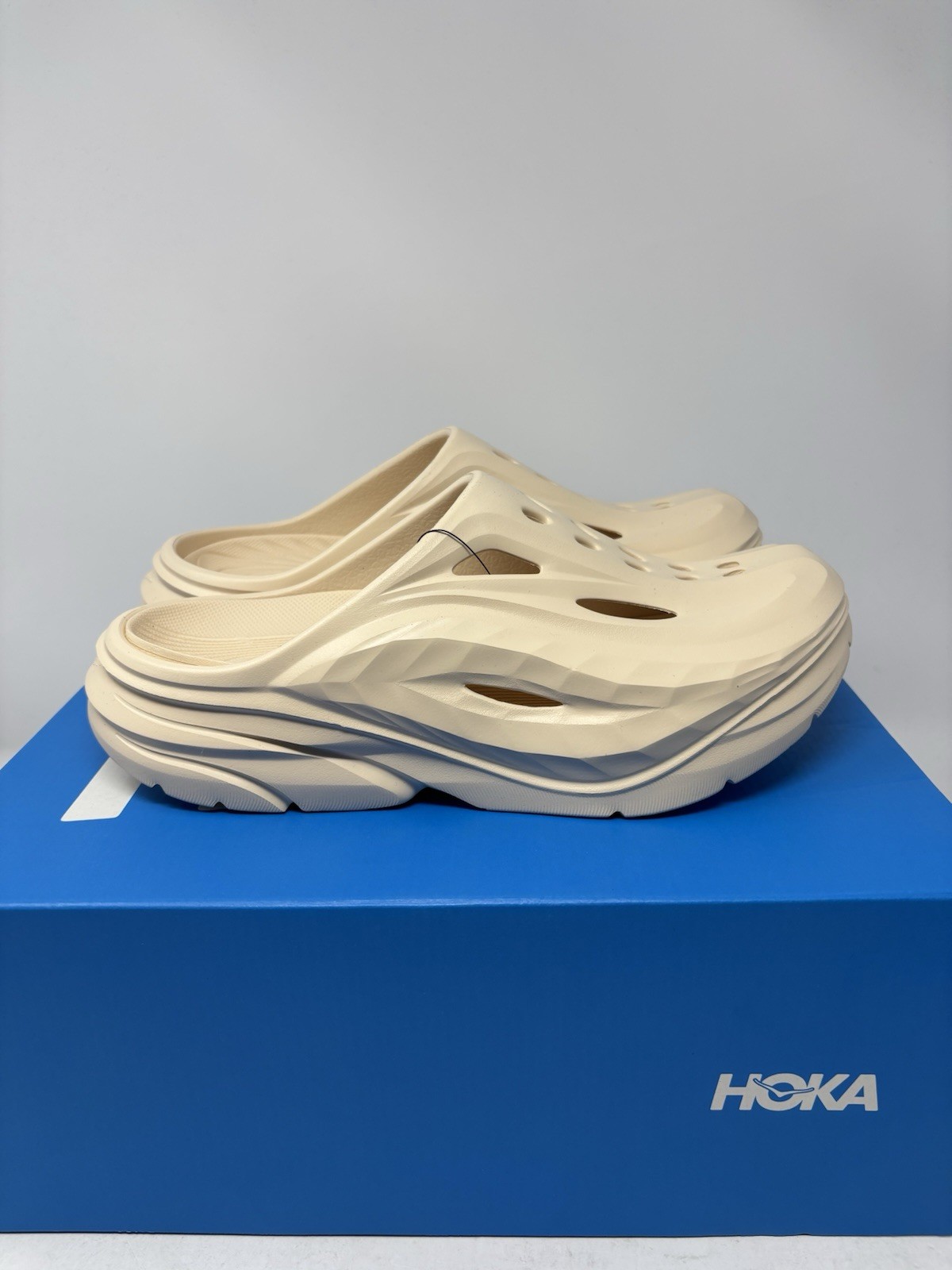 Hoka Unisex Ora Recovery Mule Vanilla 1147951-VLV Men’s Size 7 Women’s Size 9