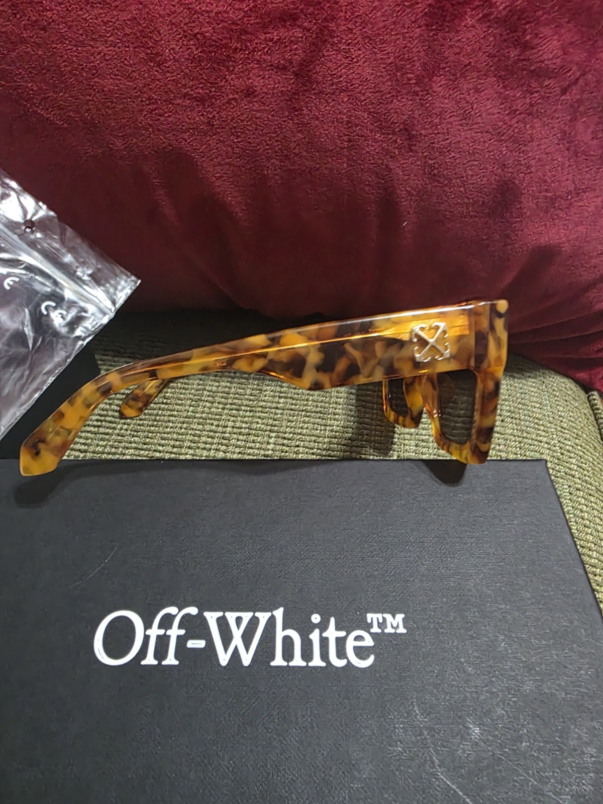 New Off-White Jackson Sunglasses 50 22 140 Light Havana Brown OERI131 6D64
