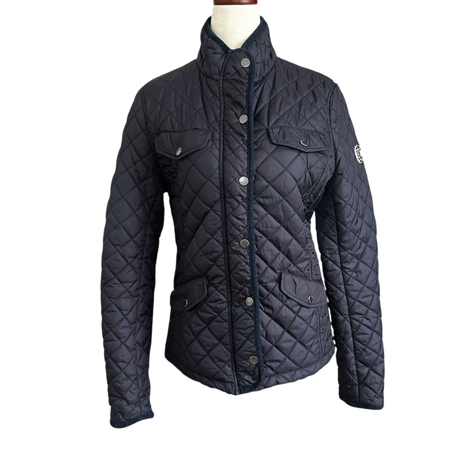 Kingsland Equestrian Black Quilted Equestrian Jacket Women’s Size M | 53-16-4