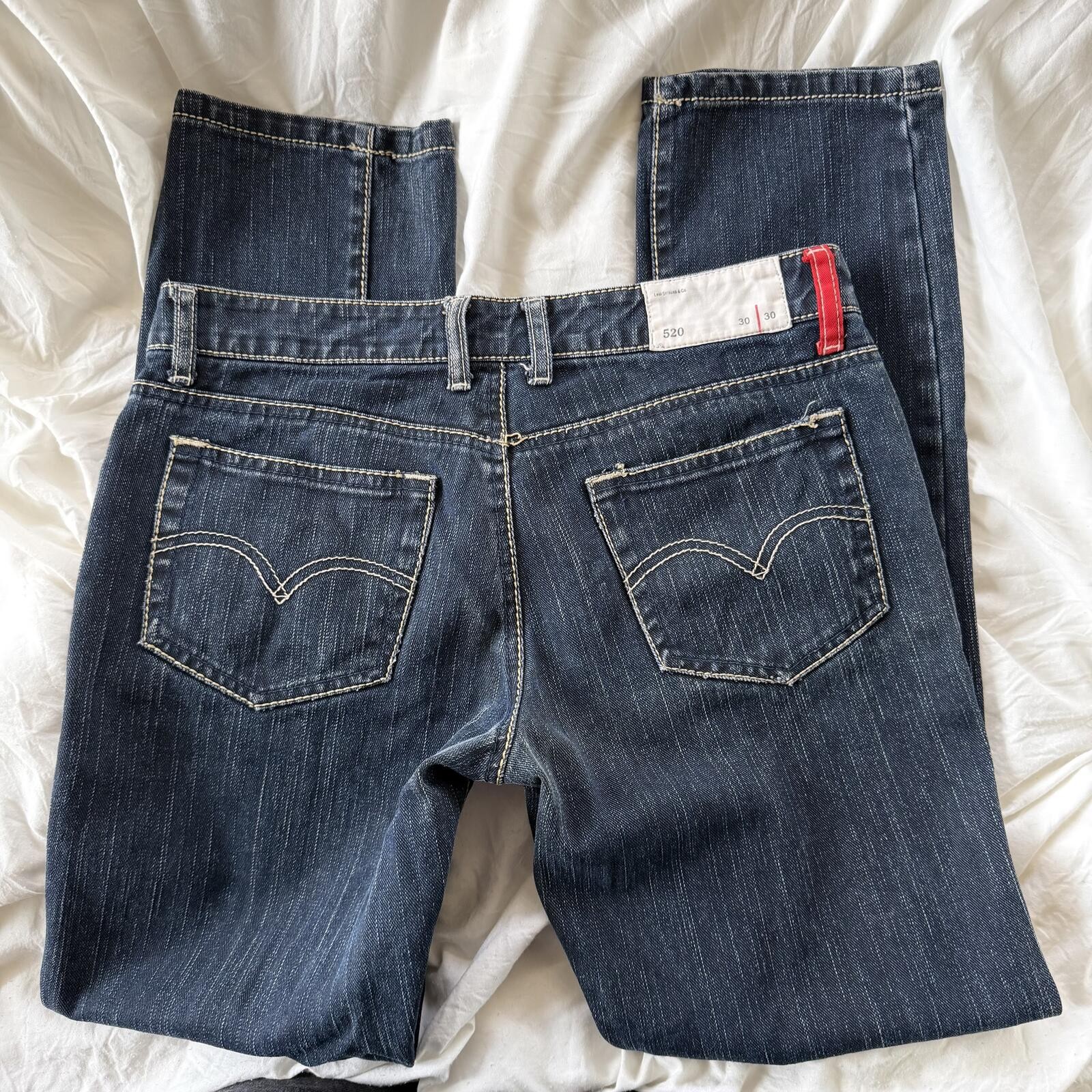Rare Levi’s with NO red tab & a red belt loop instead