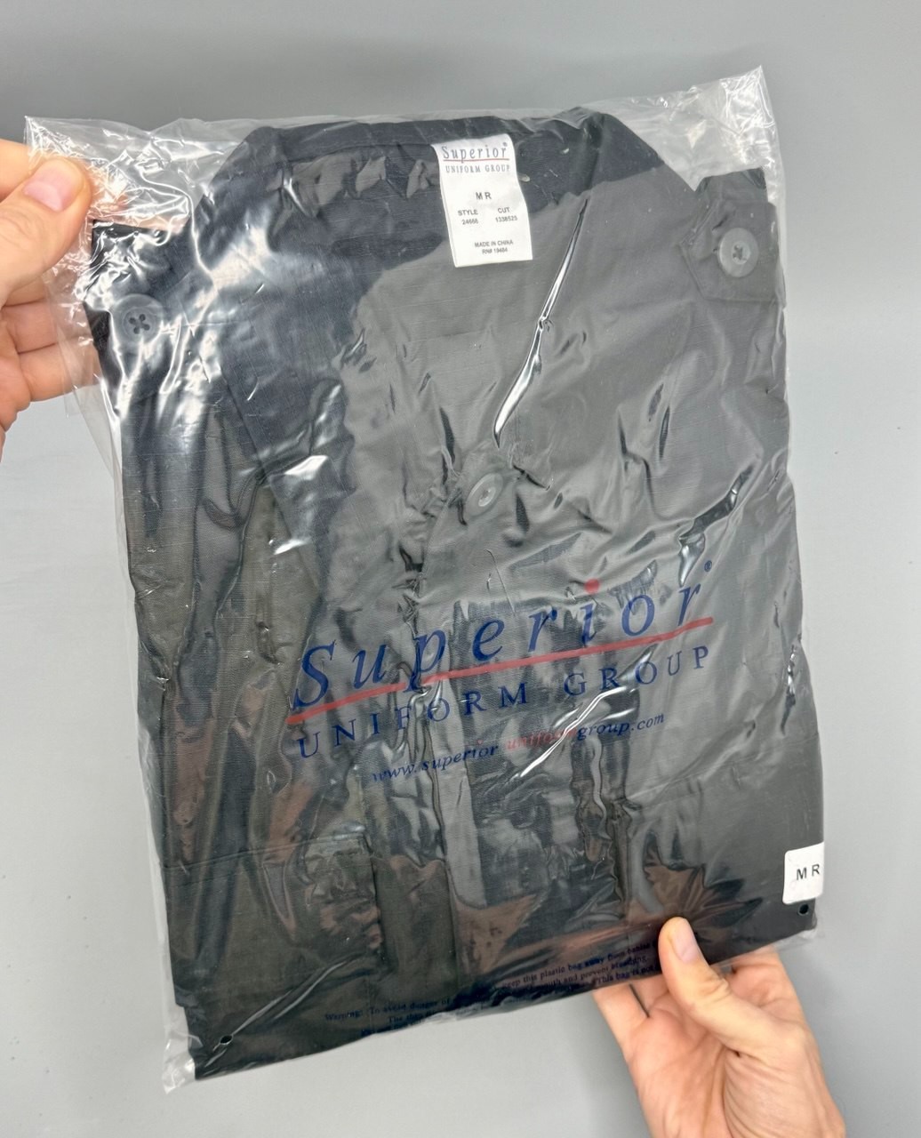⭕️ TACTICAL BDU DARK NAVY RIPSTOP LS SHIRT MILITARY WORKWEAR M SUPERIOR UNIFORM