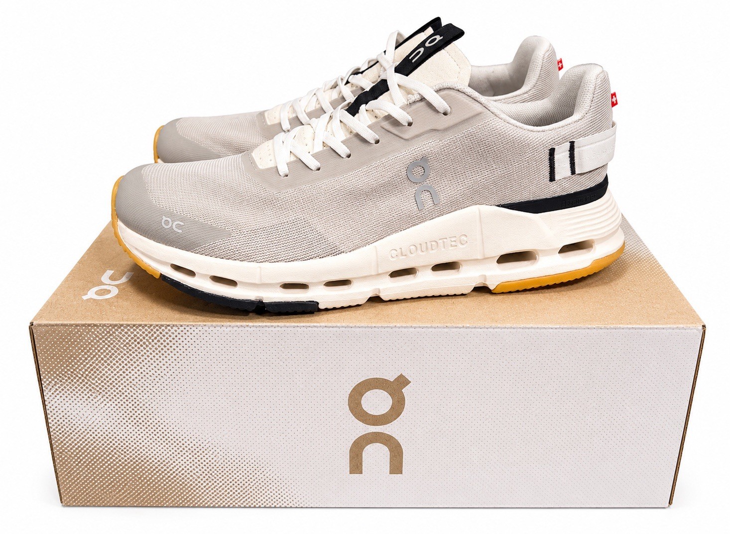On Cloudnova Form 2 Truffle Dew Men’s Running Shoes Size 9.5 US Sneakers