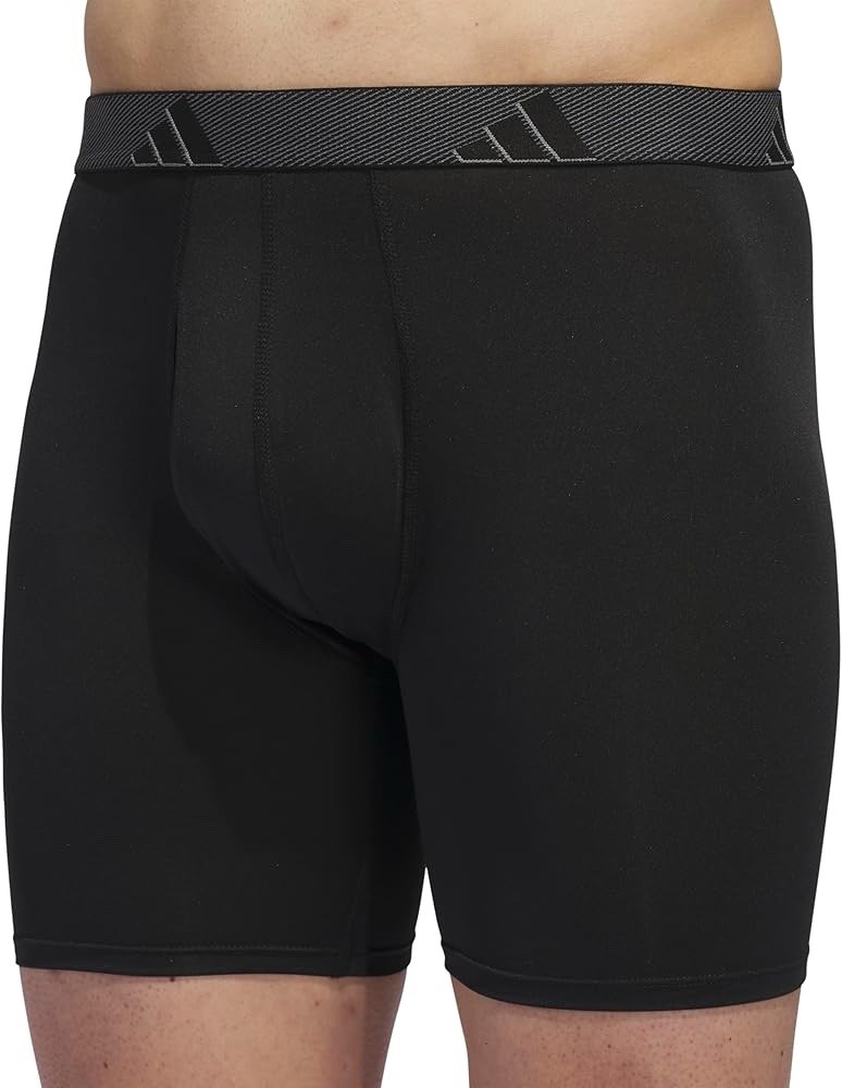 adidas Men’s Microfiber Boxer Briefs (3-Pack or 5-Pack Size L