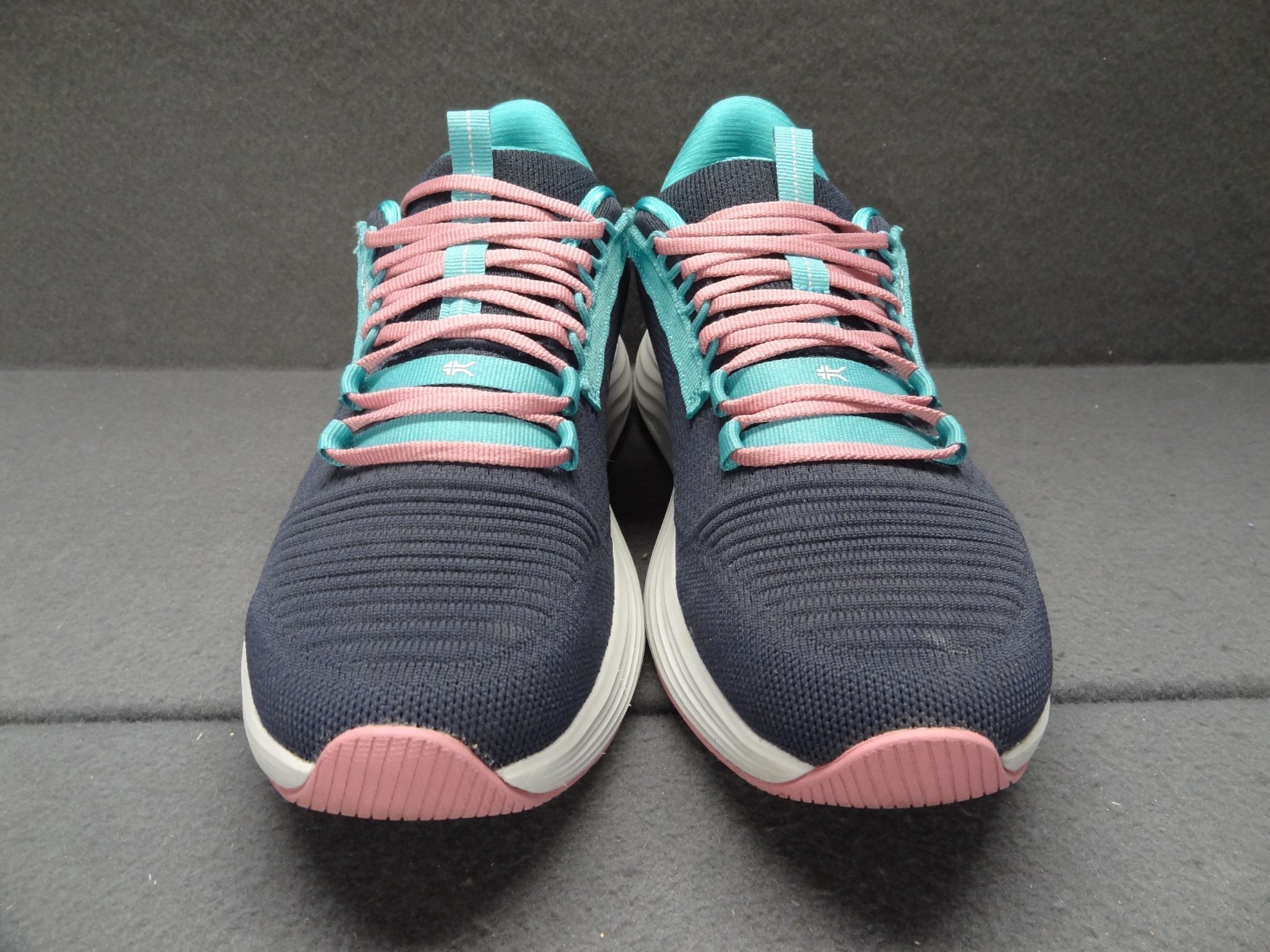 Kuru Women 10 M Atom 2 Sneakers Night Blue Teal Lace-Up Comfort Cloud 211106100