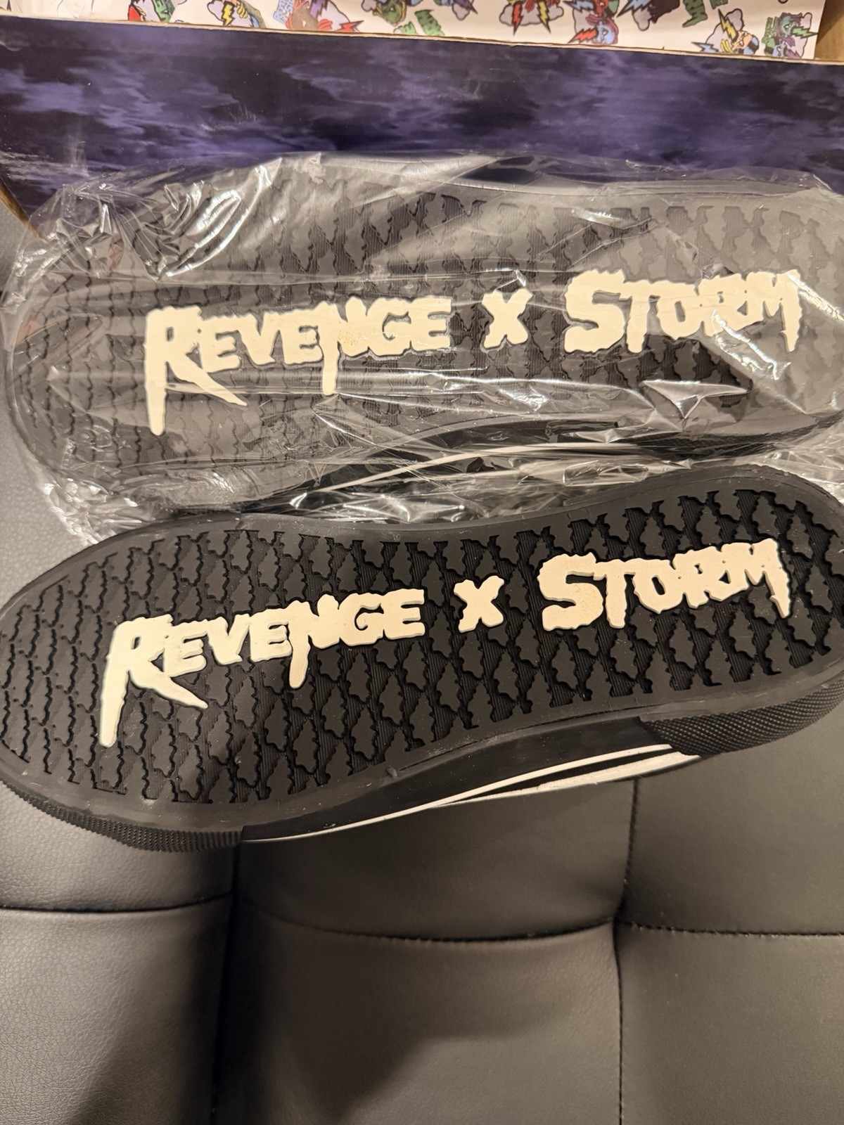 NEW Revenge x Storm Vol. 2 Low Black White Sneakers – Men’s Size 8 – With Box