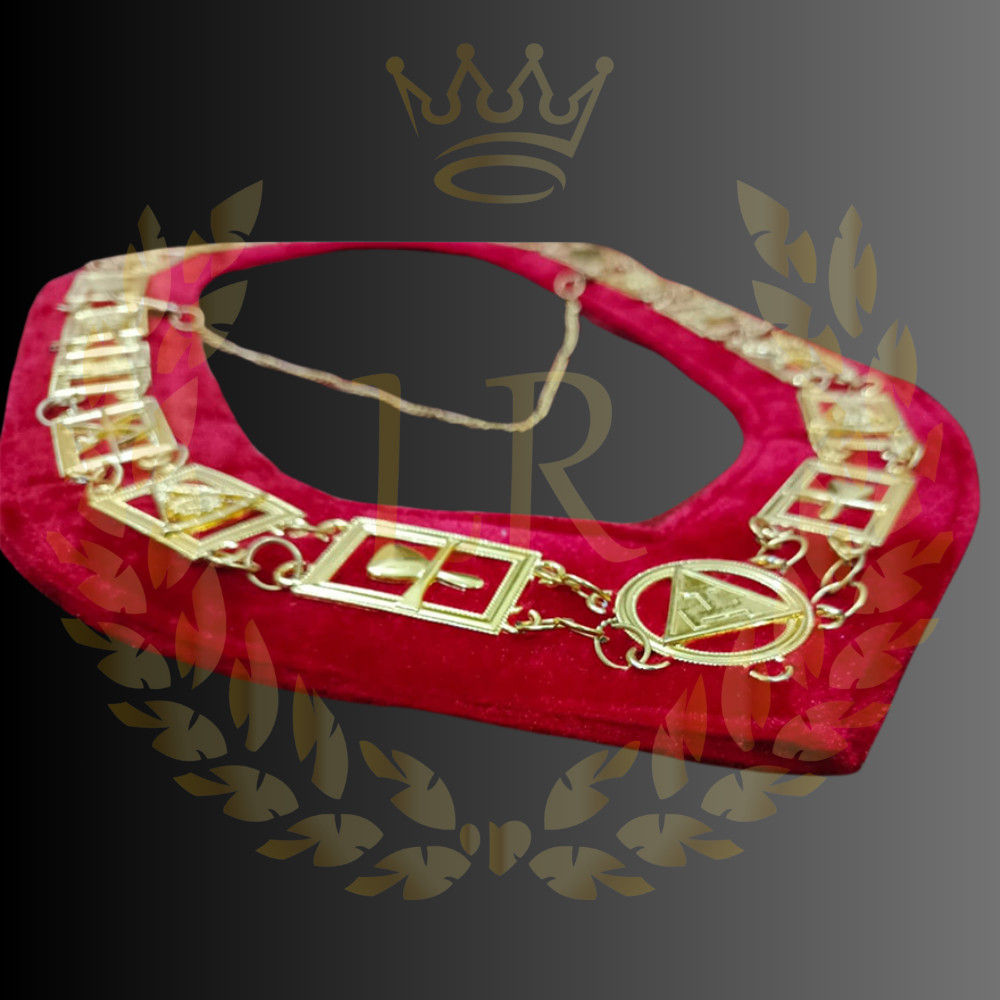 Masonic Regalia Royal Arch Premium Quality Gold Chain Collar+Jewel Set Deal